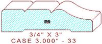 Door/Window Casing 3" - 33 Door/Window Casing 3" - 33