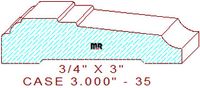 Door/Window Casing 3" - 35 Door/Window Casing 3" - 35