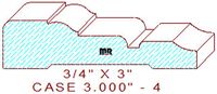 Door/Window Casing 3" - 4 Door/Window Casing 3" - 4