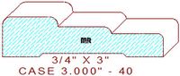 Door/Window Casing 3" - 40 Door/Window Casing 3" - 40