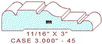 Door/Window Casing 3" - 45