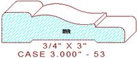 Door/Window Casing 3" - 53 Door/Window Casing 3" - 53
