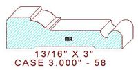 Door/Window Casing 3" - 58 Door/Window Casing 3" - 58