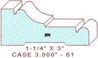 Door/Window Casing 3" - 61 Door/Window Casing 3" - 61