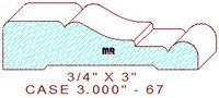 Door/Window Casing 3" - 67 Door/Window Casing 3" - 67