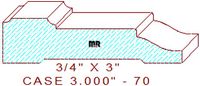 Door/Window Casing 3" - 70 Door/Window Casing 3" - 70