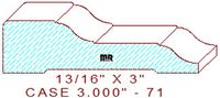 Door/Window Casing 3" - 71 Door/Window Casing 3" - 71
