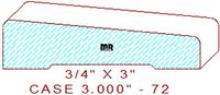Door/Window Casing 3" - 72 Door/Window Casing 3" - 72