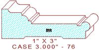 Door/Window Casing 3" - 76 Door/Window Casing 3" - 76
