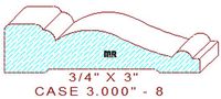 Door/Window Casing 3" - 8 Door/Window Casing 3" - 8