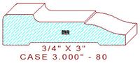 Door/Window Casing 3" - 80 Door/Window Casing 3" - 80