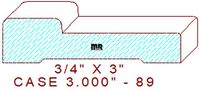Door/Window Casing 3" - 89 Door/Window Casing 3" - 89