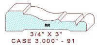 Door/Window Casing 3"  - 91