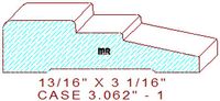 Door/Window Casing 3-1/16" - 1 Door/Window Casing 3-1/16" - 1