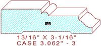 Door/Window Casing 3-1/16" - 3 Door/Window Casing 3-1/16" - 3
