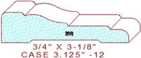 Door/Window Casing 3-1/8" - 12 Door/Window Casing 3-1/8" - 12