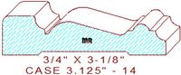 Door/Window Casing 3-1/8" - 14 Door/Window Casing 3-1/8" - 14