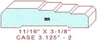 Door/Window Casing 3-1/8" - 2 Door/Window Casing 3-1/8" - 2