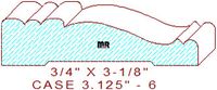 Door/Window Casing 3-1/8" - 6 Door/Window Casing 3-1/8" - 6