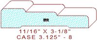 Door/Window Casing 3-1/8" - 8 Door/Window Casing 3-1/8" - 8