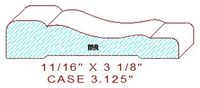 Door/Window Casing 3-1/8" Door/Window Casing 3-1/8"