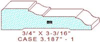 Door/Window Casing 3-3/16" - 1 Door/Window Casing 3-3/16" - 1