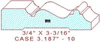 Door/Window Casing 3-3/16" - 10 Door/Window Casing 3-3/16" - 10