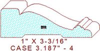 Door/Window Casing 3-3/16" - 4 Door/Window Casing 3-3/16" - 4