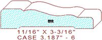 Door/Window Casing 3-3/16" - 6 Door/Window Casing 3-3/16" - 6