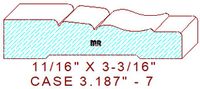 Door/Window Casing 3-3/16" - 7 Door/Window Casing 3-3/16" - 7