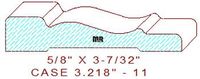 Door/Window Casing 3-7/32" - 11 Door/Window Casing 3-7/32" - 11