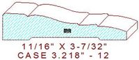 Door/Window Casing 3-7/32" - 12 Door/Window Casing 3-7/32" - 12