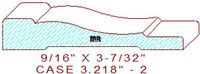 Door/Window Casing 3-7/32" - 2 Door/Window Casing 3-7/32" - 2