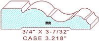 Door/Window Casing 3-7/32" Door/Window Casing 3-7/32"