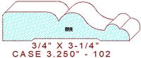 Door/Window Casing 3-1/4" - 102 Door/Window Casing 3-1/4" - 102