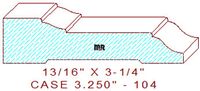 Door/Window Casing 3-1/4" - 104 Door/Window Casing 3-1/4" - 104