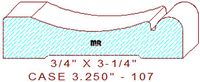 Door/Window Casing 3-1/4" - 107