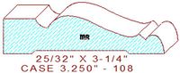 Door/Window Casing 3-1/4" - 108 Door/Window Casing 3-1/4" - 108