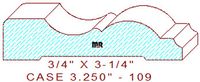 Door/Window Casing 3-1/4" - 109