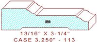 Door/Window Casing 3-1/4" - 113 Door/Window Casing 3-1/4" - 113