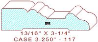 Door/Window Casing 3-1/4" - 117 Door/Window Casing 3-1/4" - 117