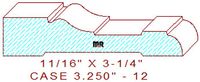 Door/Window Casing 3-1/4" - 12 Door/Window Casing 3-1/4" - 12