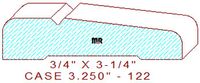 Door/Window Casing 3-1/4" - 122 Door/Window Casing 3-1/4" - 122