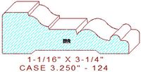 Door/Window Casing 3-1/4" - 124 Door/Window Casing 3-1/4" - 124