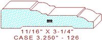 Door/Window Casing 3-1/4" - 126 Door/Window Casing 3-1/4" - 126