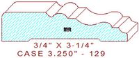 Door/Window Casing 3-1/4" - 129