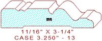 Door/Window Casing 3-1/4" - 13 Door/Window Casing 3-1/4" - 13