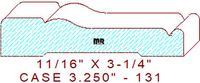 Door/Window Casing 3-1/4" - 131 Door/Window Casing 3-1/4" - 131