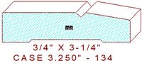 Door/Window Casing 3-1/4" - 134