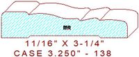 Door/Window Casing 3-1/4" - 138 Door/Window Casing 3-1/4" - 138